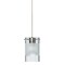 Besa Lighting Scope Cord Pendant, Clear/Frost, Satin Nickel Finish, 1x50W Halogen 1XT-6524EC-SN - alternate 1